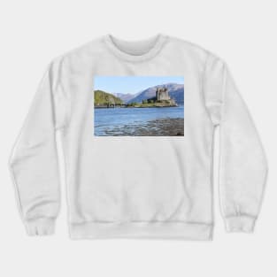 Eilean Donan Castle on a summer afternoon  in the Highlands of Scotland Crewneck Sweatshirt